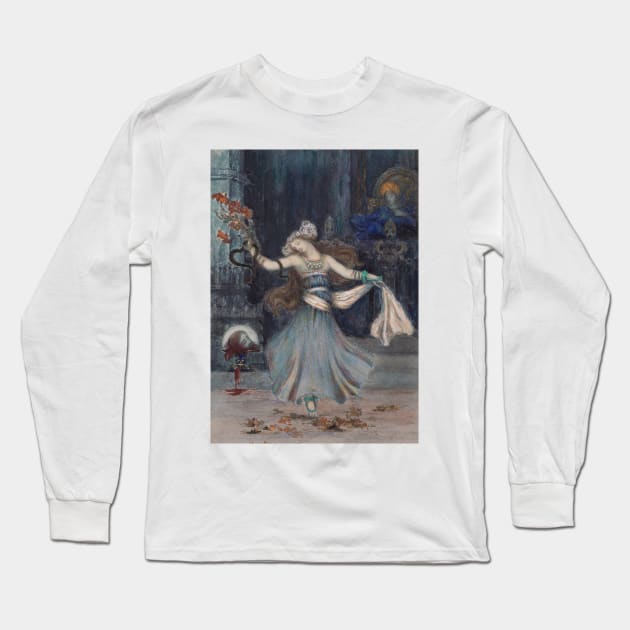 Salome Dancing Before the Head of St. John the Baptist by Gustave Moreau Long Sleeve T-Shirt by Classic Art Stall